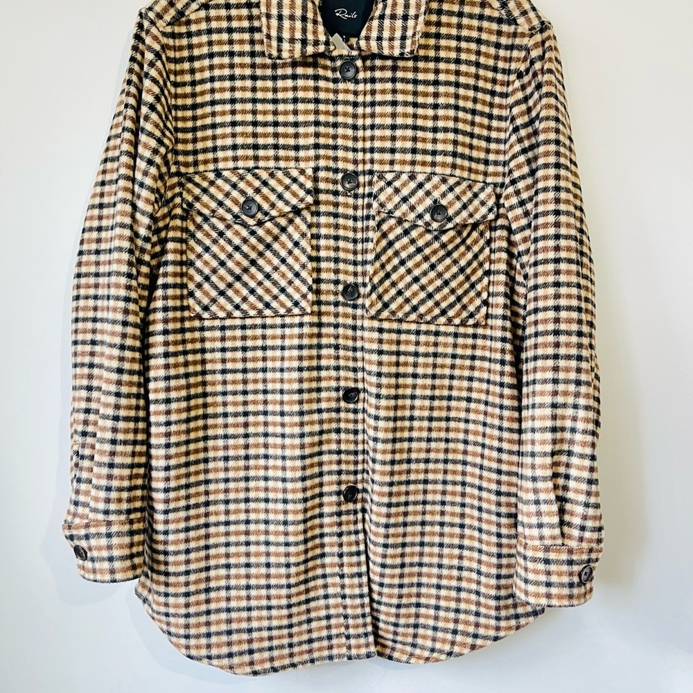 Rails Rhodes Check Shirt Jacket - Picture 4 of 6